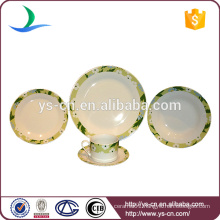 Hot sale green ceramic dinnerware made in china